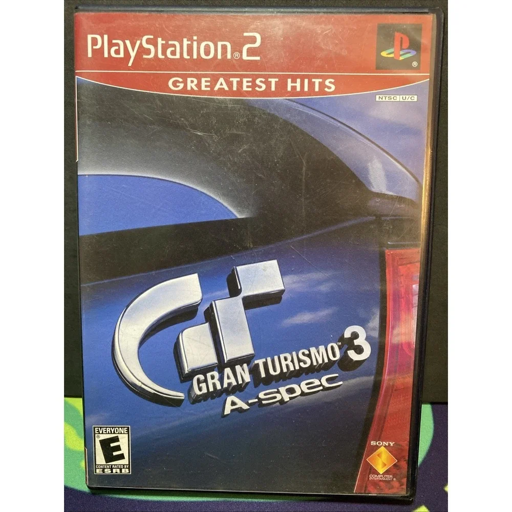 Gran Turismo 3 A-spec PS2 Sony PlayStation 2 Game No Manual